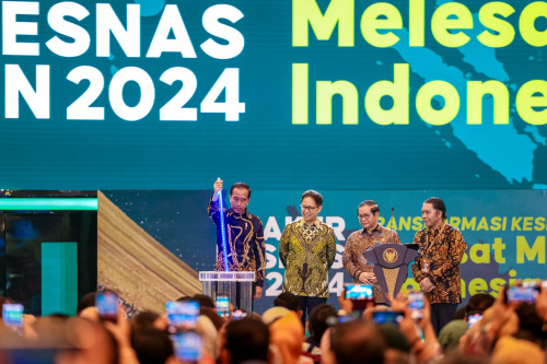 Presiden Resmi Membuka Rakerkesnas 2024